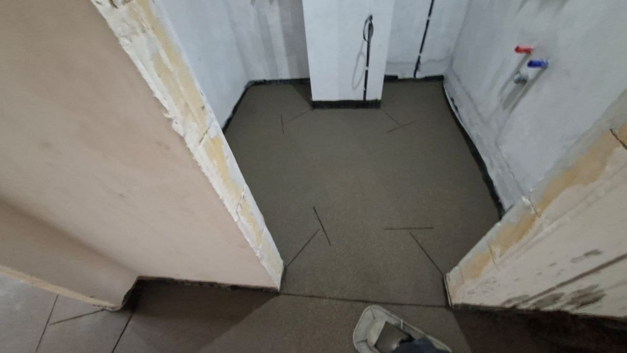 Полусухая стяжка пола, ЖК 8 Кленов, Красногорск — 60 м2 — фото 3