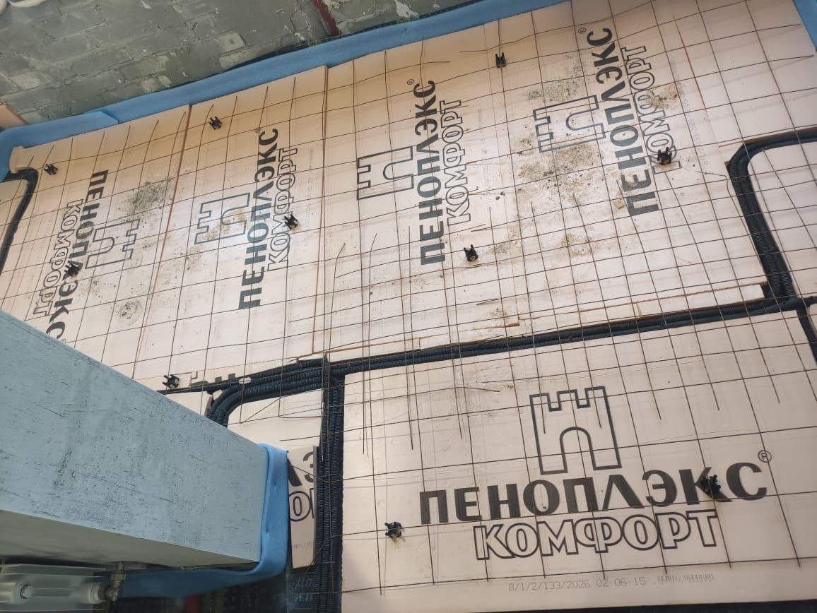 Полусухая стяжка пола, Проспект Куприна 9к2 — 67 м2 — фото 6